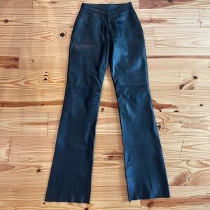 Black Leather Pants, Brand new with tags.